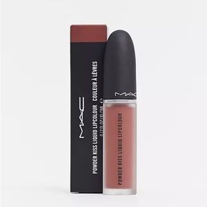 nwt mac cosmetics powder kiss liquid lipstick in over the taupe